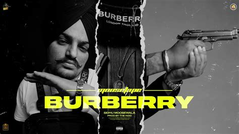 burberry musica|sidhu moose wala moosetape videos.